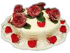 Festtags-Torte Rose 1