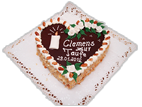 Tauf-Torte Herz 1