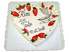 Tauf-Torte Herz 2