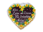 Geburtstags-Torte Herz 2