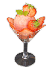Erdbeer-Eis Laktosefrei