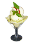 Grüner-Apfel-Eis Laktosefrei