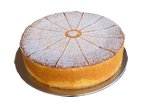 Käse-Torte gebacken