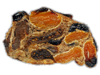 Früchtebrot Scheibe